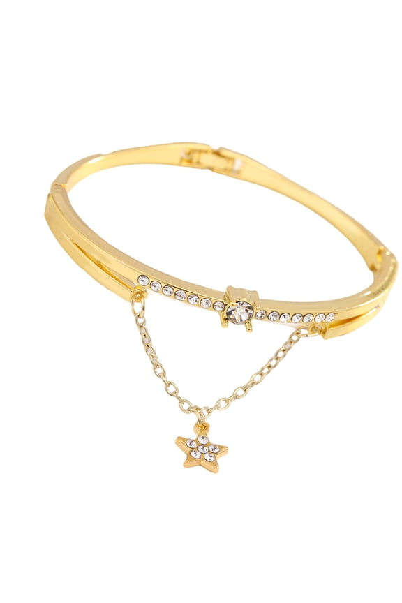 Punk Wrist Jewelry Geometric Metal Bracelets Alloy Texture for Various Occasion