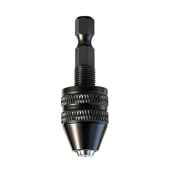 Oasiva Quick Install Hexagonal Shank 3 Jaw Chuck for Pneumatic Drills Metal Construction Suitable for Power Tool Precise Grip