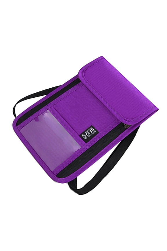 RFIDS Blocking Stash Neck Wallet,Lightweight Travel Pouch + Passport Holder for Women Men Holds Phone,Cash,Cards,Keys