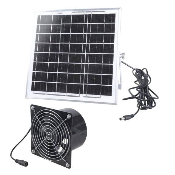 Oasiva Renewable Air Pressure Exchanger 8W Panel Propelled Fan For Inside Sectors