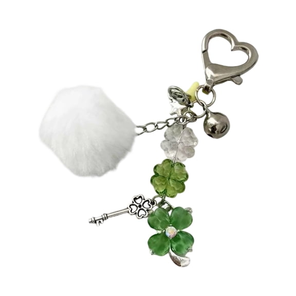 Oasiva Retro Beaded Keyring Pendant with Millennial Star Design Lucky Charm Gift