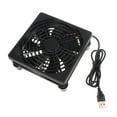 thumbnail image 1 of Oasiva Router Fan DIY PC Cooler TV Box Case Fan Cooling Silent Quiet 5V USB Power, 1 of 10