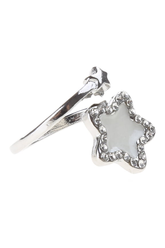 Simple Open Rings Punk Finger Bands Rings Adjustable Five-Pointed Stars Knuckles Rings Fashion Statement Jewelry Gift