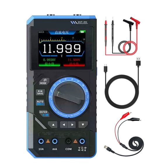 Oasiva Small Digital Multimeter Featuring Oscilloscope & Signal Generation 2.8inch