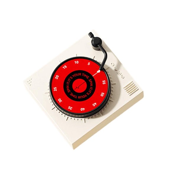 Oasiva Small Player Shape Magnetic Timer Practical Timing Device for Refrigerator Oven