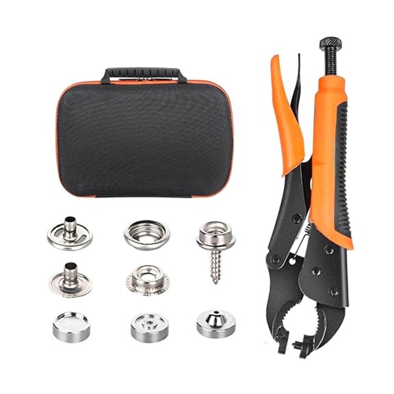 Oasiva Snap Fastener Pliers with Adjustable Setter Snap Install Tool Pliers Easy to Use