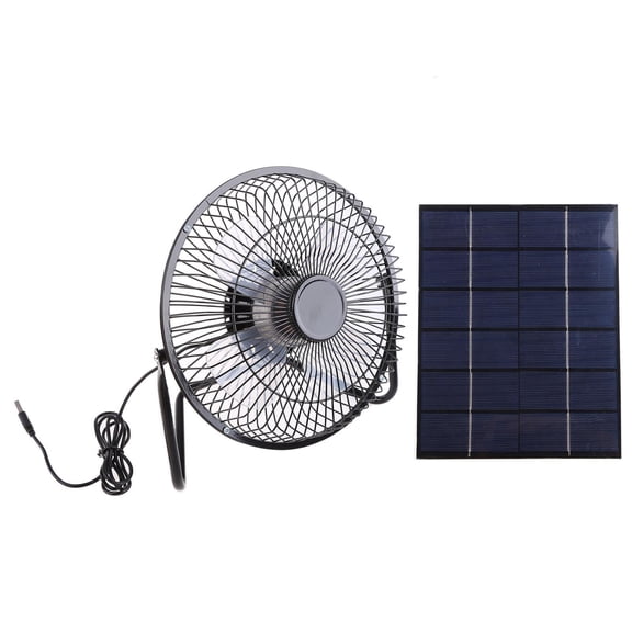 Oasiva Solar Exhaust Fan Air Extractor 8 Inch Mini Ventilator Solar Panel Powered Fan