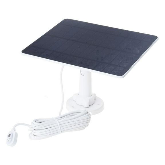 Oasiva Solars Panel for Arlo Cameras, 5W, IP66 Waterproof, Includes Extended Cable