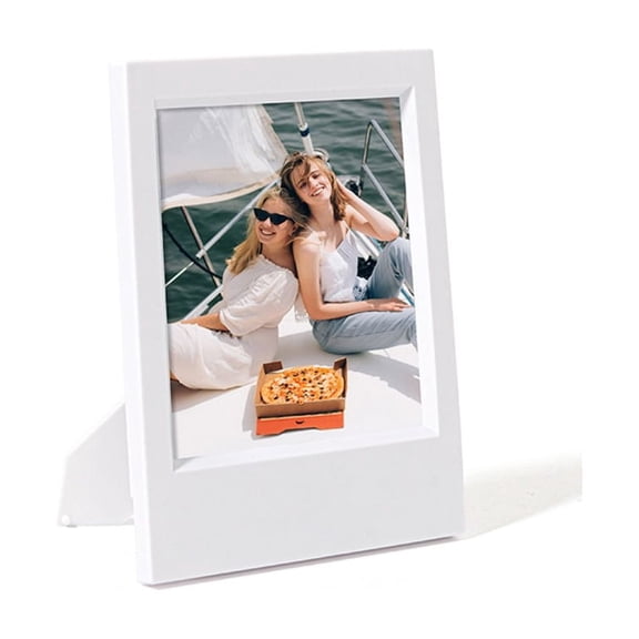 Oasiva Space Saving Tabletop Picture Frame For Instants Print 5Inch Photo Display Stand