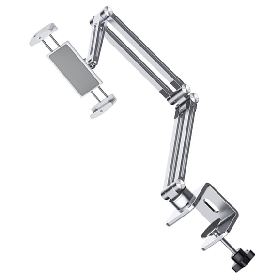 Oasiva Space Saving Tablets Desk Mount For 4 To 12.9inch Screens Includes Swivels Base