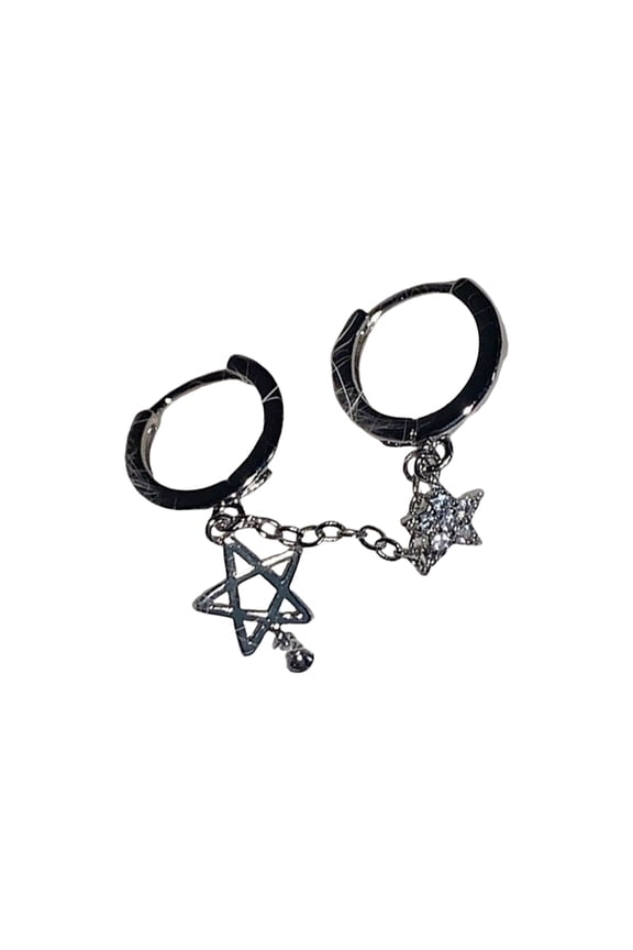 Sparkling Drop Earrings Star Earrings Ear Buckles Women Dangle Earrings Female Fashion Earrings Perfect for Daily Wear