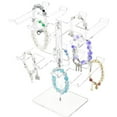 thumbnail image 1 of Oasiva Stackable Bracelet Storage Stand Clear Acrylic Jewelry Showcase With Base, 1 of 9