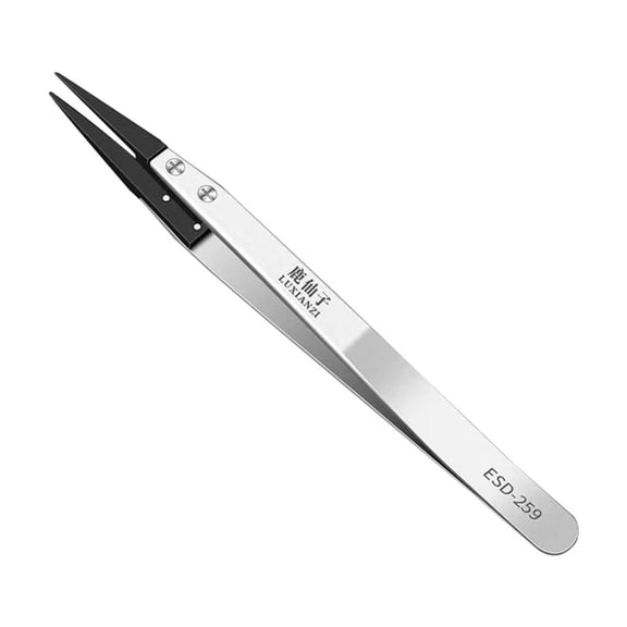 Oasiva Stainless Steel Tweezers Interchangeable Head For Model Making Electronic Chips Cellphone Maintenance Repair Tools
