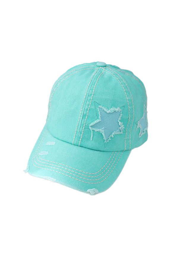Summer Star Pattern Baseball Cap Adjustable Caps Sunproof Hats Suit Casual Hiphop Cycling Hats for Boy Girls Unisex