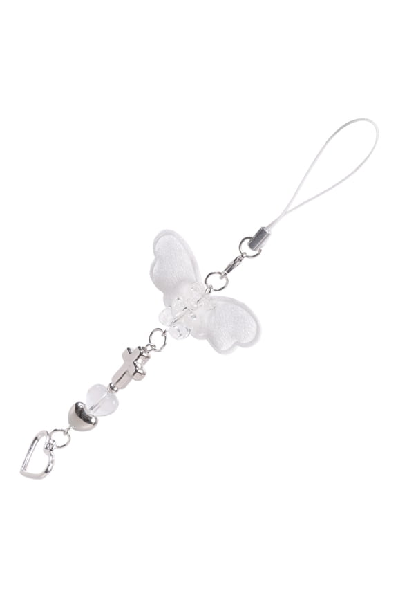 Sweet Angel Wing Phone Chain Accessory Eye catching Wing Phone Keychain Pendant Chain Phone Hangings Jewelry Ornament