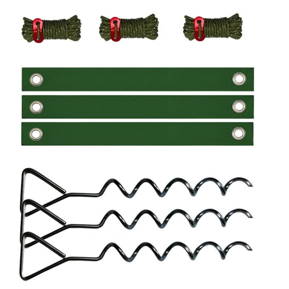 Oasiva Tree Stakes Coiled Ground Anchors Ideal for Fixing Vegetation Temporary Shelters and Canopies in Any Environment