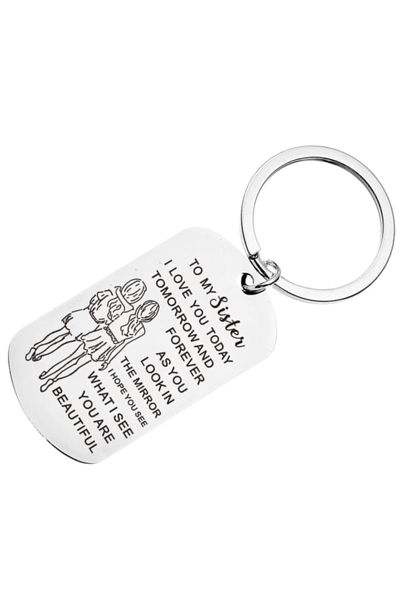 Trendy Friendship Keychain for Close Companions Personalized Engraving Keyrings