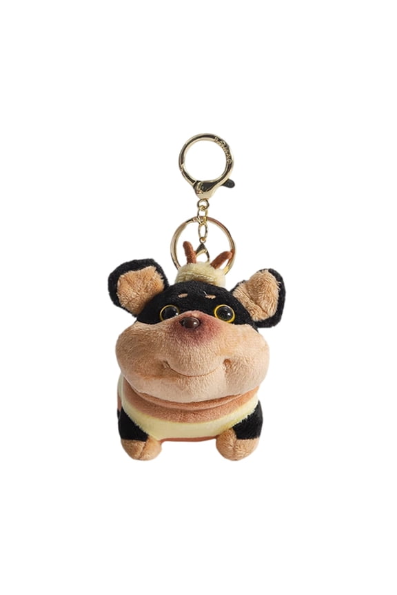 Unique Bees Doggy Soft Key Holder Fashionable Shaped Bag Ornament for Her
