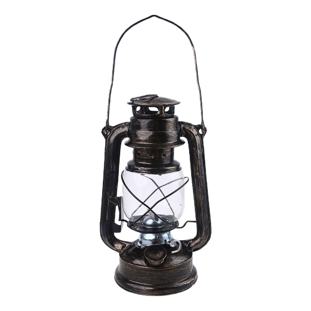 Oasiva Vintage Metal Oil Lamp Portable Lantern Kerosene Light Outdoor Camping Bar