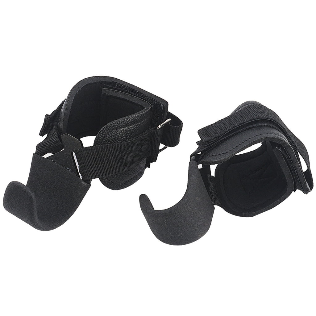 Oasiva Weight Lifting Hook Grip with Wrist Wrap Hand-Bar Wrist Strap Gym Fitness Hook