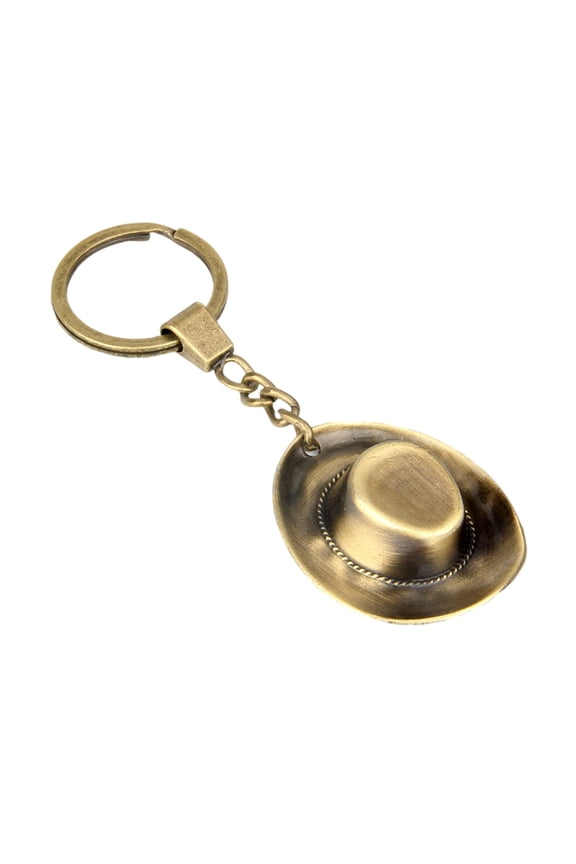Western Themed Copper Alloy Pendant Keychain Ornament For Keys And Backpacks