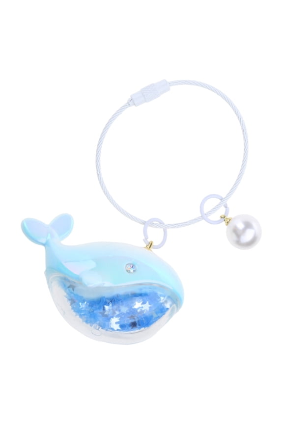 Whale Keychain Marine Life Keychains for Car Bag Keyring Personality Key Chain Charm Jewelry Valentines Day Gift