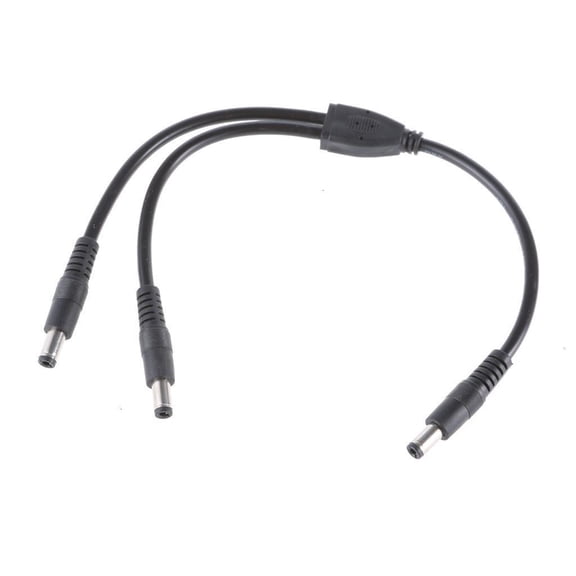 Oasiva Y Splitter DC5.5x2.5mm Power Cord 1Male to 2 Male for Low Voltages Devices