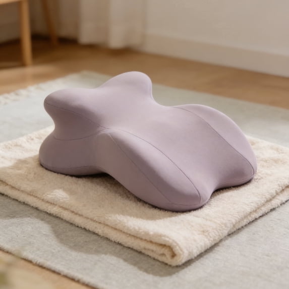 Oaskys Contoured Pillow with Curved Edge – Cooling Memory Foam Cushion, Breathable for Hot Sleepers, Orthopedic Contour Pillow with Cervical Support