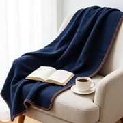 Oaskys Soft Blanket   Ultra Plush Cozy Throw Blanket for Couch and Bed, Lightweight Fuzzy Fleece, Machine Washable and Wrinkle Resistant