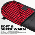 thumbnail image 1 of Oaskys Soft Single Sleeping Bag, Sturdy and Durable Outdoor Travel Sleeping Bag, Weatherproof and Insulating Material, Suitable for 40-60°f, 90x40 Inches., 1 of 8