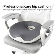 Oaskys Tailbone Hollowed-Out Design Memory Foam Seat Cushion   Breathable Seat Pad, Support for Buttocks and Lower Back, Pressure Relief for Chair & Car