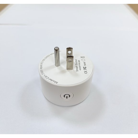 Oasskyo Smart Plug, WiFi Bluetooth Smart Outlet, Voice Control Mini Smart Socket Works with Alexa Google Home