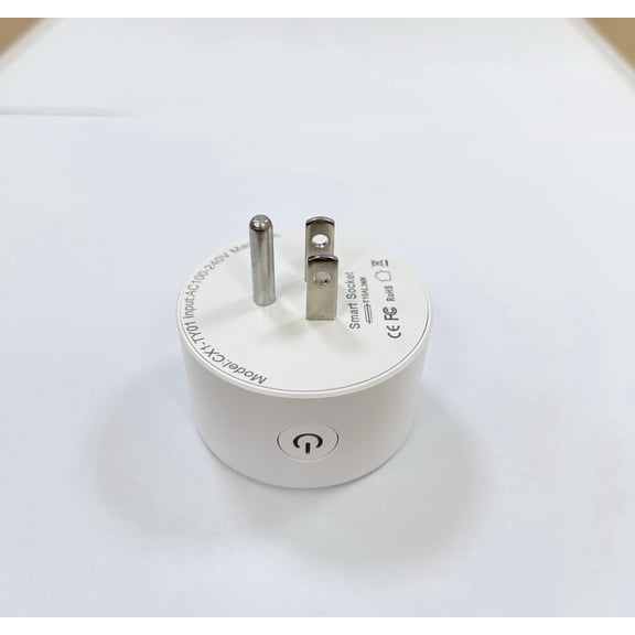 Oasskyo Smart Plug, WiFi Bluetooth Smart Outlet, Voice Control Mini Smart Socket Works with Alexa Google Home