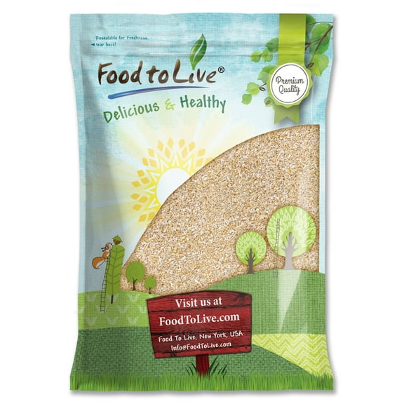 Oat Bran, 8 Pounds A Nutritional Powerhouse High Fiber Hot Cereal, Milled from High Protein Oats. Raw, Unprocessed, Vegan, Kosher, Bulk
