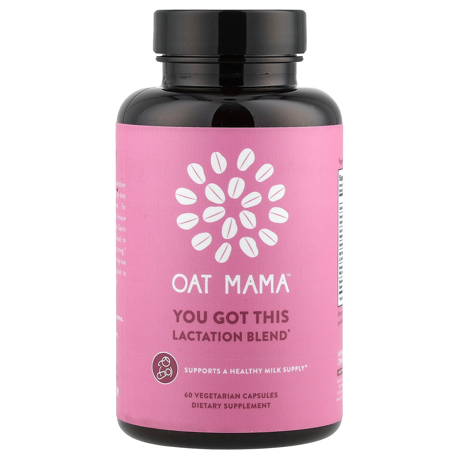 Oat Mama You Got This, Lactation Blend, 60 Vegetarian Capsules