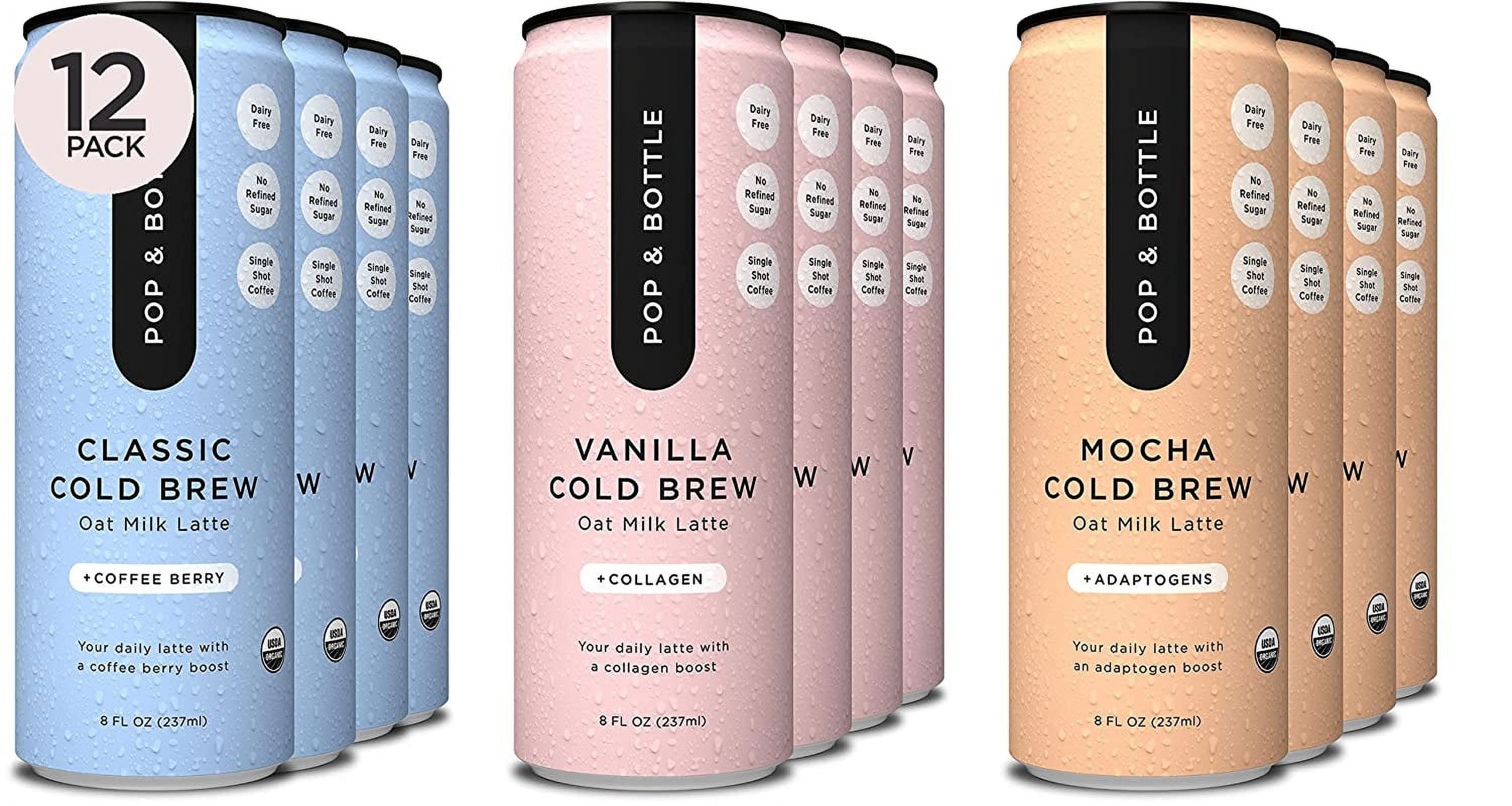 Oat Milk Cold Brew Lattes 12 Pack 8 Oz Variety Maca Antioxidants oat-milk-cold-brew-lattes-12-pack-8-oz-variety-maca-antioxidants