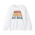thumbnail image 1 of Oat Milk Sweatshirt Gifts Crew Neck Shirt Long Sleeve Unisex, 1 of 7