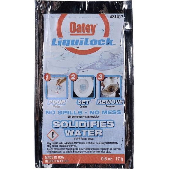 Oatey 31417 Liquilock Gel for Toilet Removal