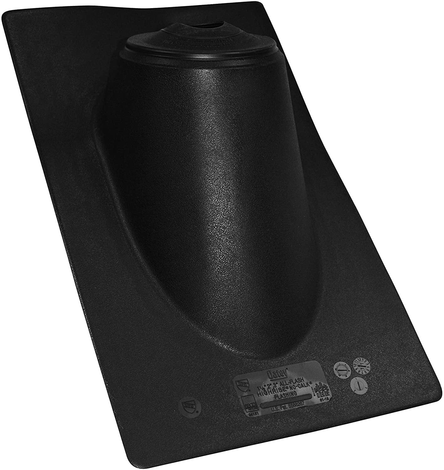 Oatey 11930 High-Rise Thermoplastic All-Flash No-Calk Roof Flashing, 11 ...