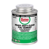 Oatey Cement,Brush-Top Can,16 fl oz,Clear 30876V