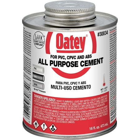 Oatey 16oz All Purpose Cement medium body clear