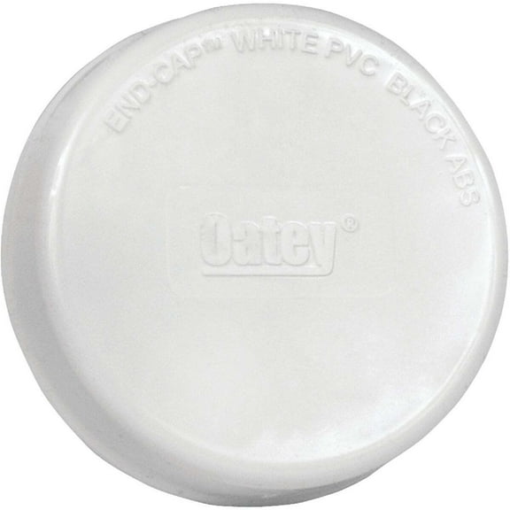 Oatey 2 In. Inset Plastic DWV End-Cap Test Cap 39106