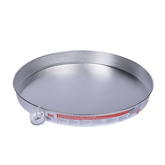 Oatey 22 in. Water Heater Drain Pan with Aluminum Reinforcement in ...