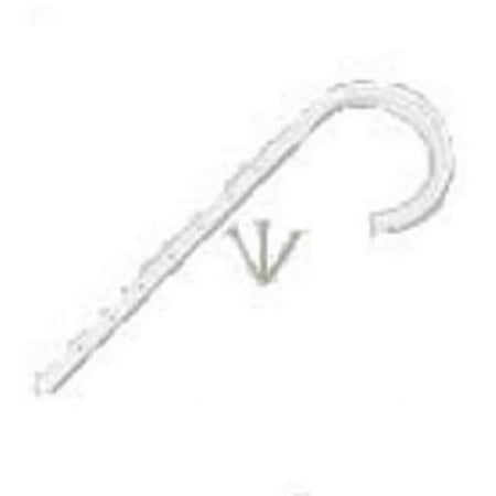 Oatey 3 In. x 7-1/2 In. ABS J-Hook Pipe Hook (4-Pack) 33762