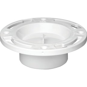 Oatey 3 in. PVC Closet Flange with Plastic Ring without Test Cap