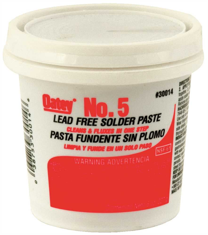 Oatey 30014 Flux,Paste,Petroleum, 8-Ounce
