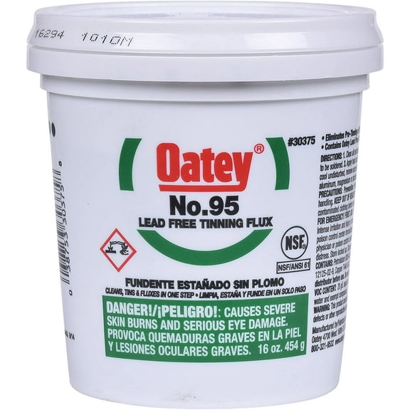 Oatey 30375 No 95 Tinning Flux 16 oz