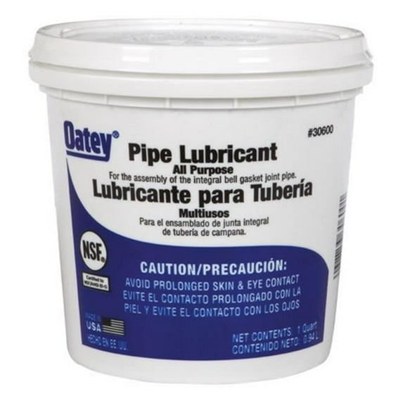 Oatey 30600 1 qt. Pipe Lubricant