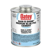 Oatey 30894 Hydraulic 32 Oz. PVC Pipe Rain-R-Shine Solvent Cement Glue, Blue