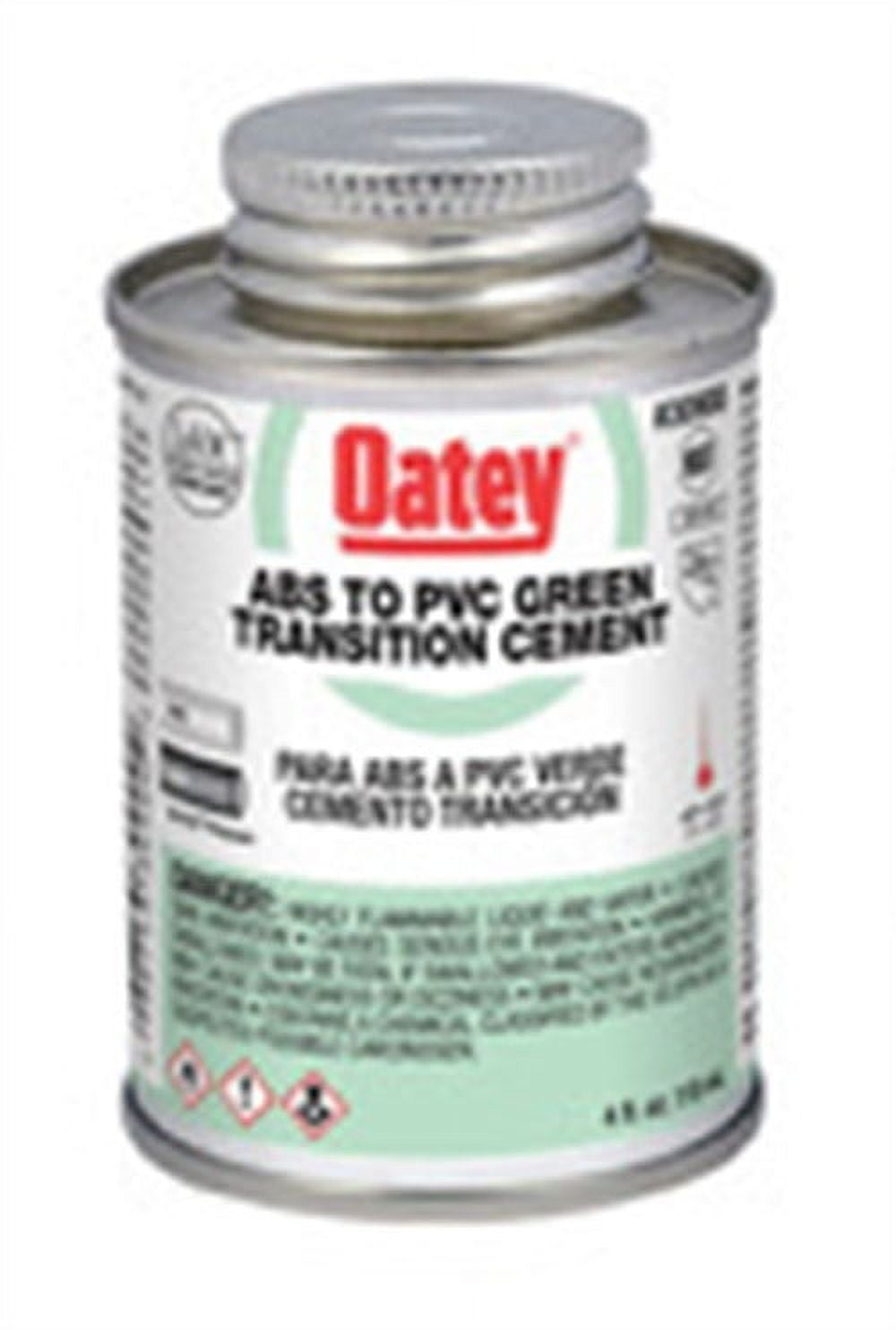Oatey 4 Oz. Medium Bodied ABS to PVC Green Transition PVC Cement 30900